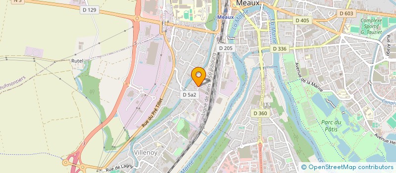 localisation de l'entreprise INFOSIA  VILLENOY