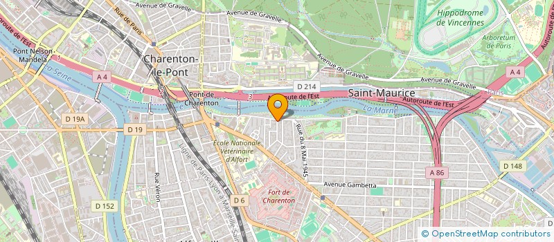 localisation de l'entreprise INFOSMART SARL  MAISONS-ALFORT