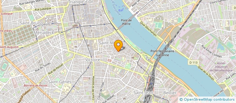 localisation de l'entreprise INFOSOLD à BORDEAUX