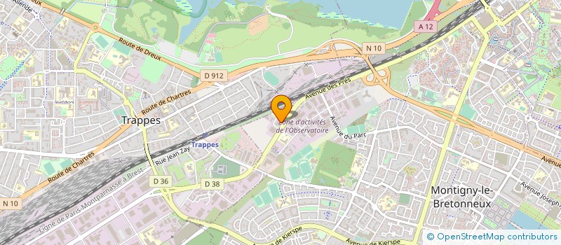 localisation de l'entreprise INFOSTRATEGIES à MONTIGNY-LE-BRETONNEUX