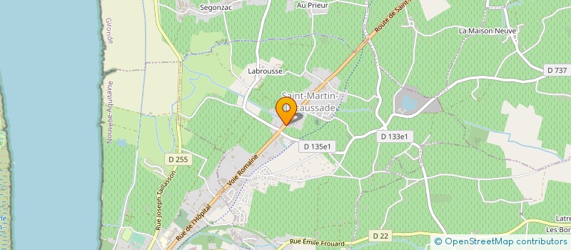 localisation de l'entreprise INFOTEC à SAINT-MARTIN-LACAUSSADE