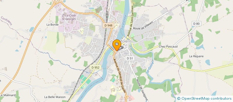 localisation de l'entreprise INFOTECH PRO  CONFOLENS