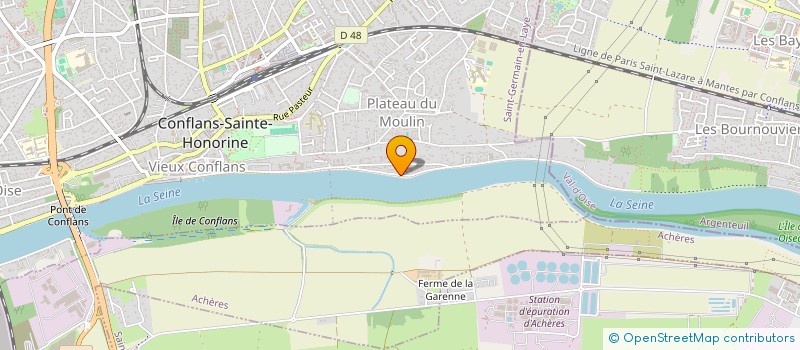 localisation de l'entreprise INFOTECH SYSTEM  CONFLANS-SAINTE-HONORINE