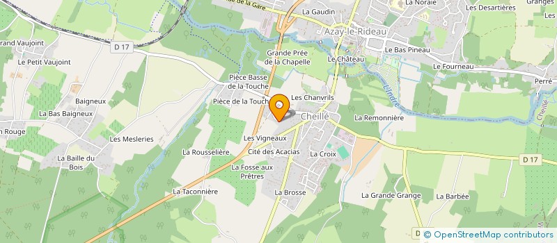 localisation de l'entreprise INFOTECH37  CHEILLE