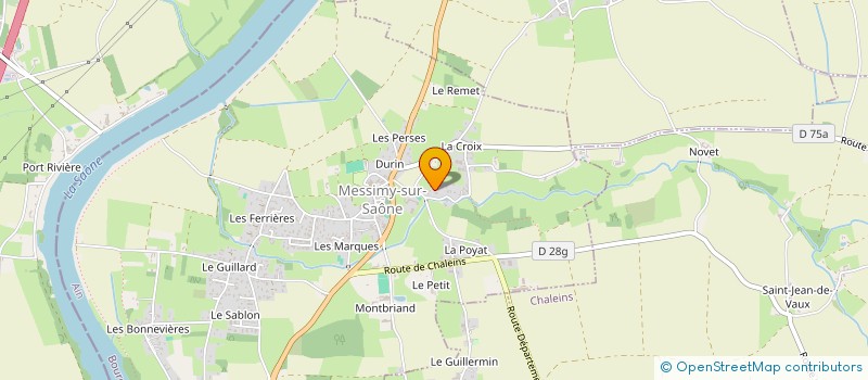 localisation de l'entreprise INFOTECHASSIST à MESSIMY-SUR-SAONE