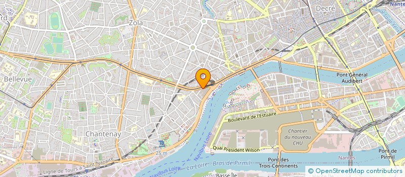 localisation de l'entreprise INFOTRADE à NANTES