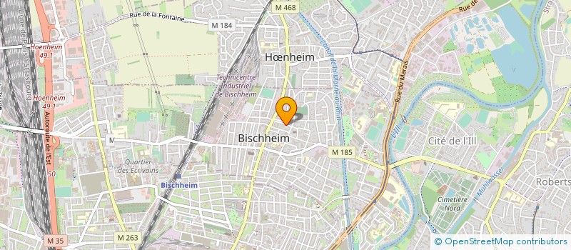 localisation de l'entreprise INFOTRONIC3D  BISCHHEIM