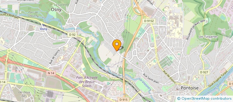 localisation de l'entreprise INFOVALEM à OSNY
