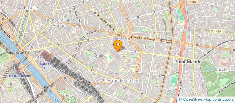 localisation de l'entreprise INFOVEILLE & TELEMATIQUE à PARIS