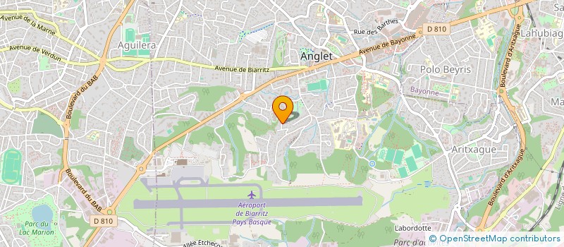 localisation de l'entreprise INFOVEST  ANGLET