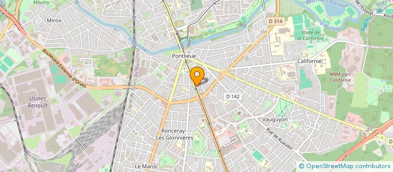 localisation de l'entreprise INFOVIE-BIO à LE MANS