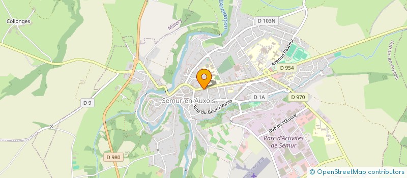 localisation de l'entreprise INFOXOIS  SEMUR-EN-AUXOIS