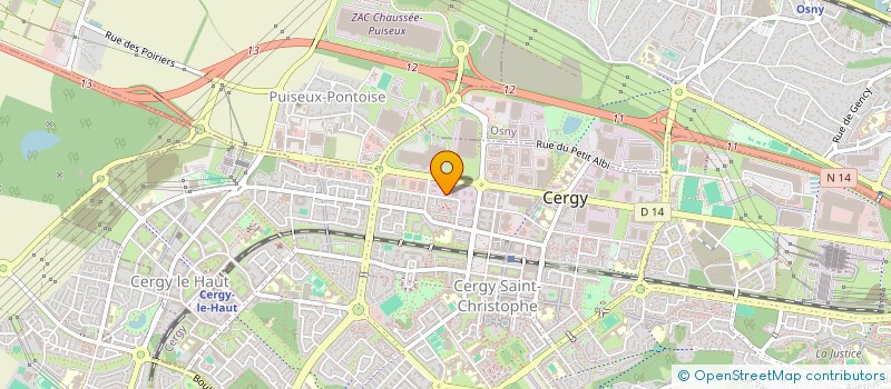 localisation de l'entreprise INFRA CONNECT  CERGY