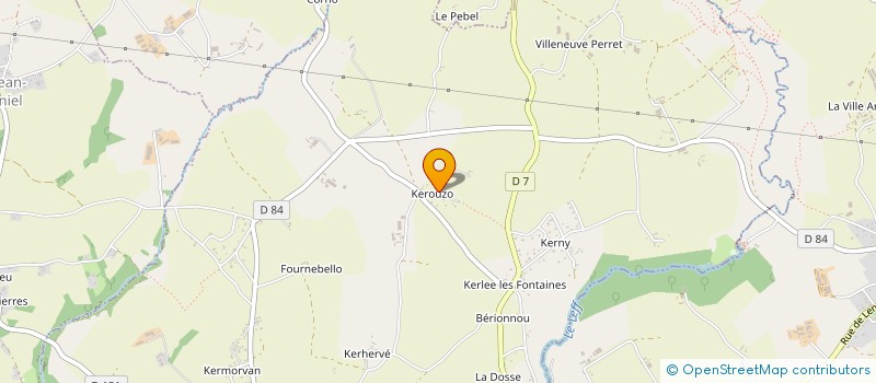 localisation de l'entreprise INFRA OUEST CONSEIL  CHATELAUDREN-PLOUAGAT