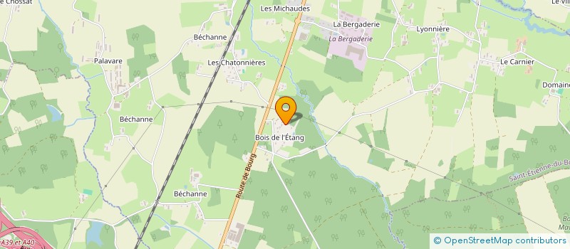 localisation de l'entreprise INFRA RESEAUX BE  SAINT-ETIENNE-DU-BOIS