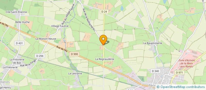 localisation de l'entreprise INFRA ROUGES RECHERCHES CENTRE OUEST à PERIERS