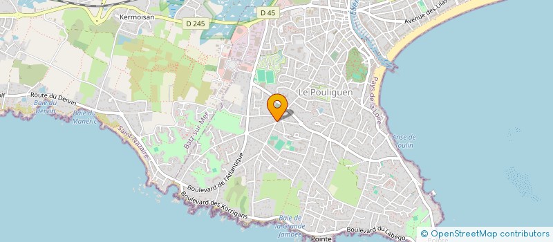 localisation de l'entreprise INFRA'S  LE POULIGUEN