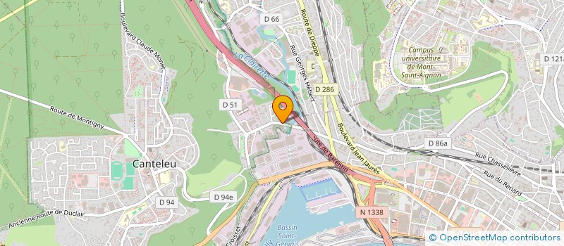 localisation de l'entreprise INFRA SERVICES  BIHOREL