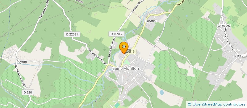 localisation de l'entreprise INFRA SOLUTIONS  SAINT-MORILLON