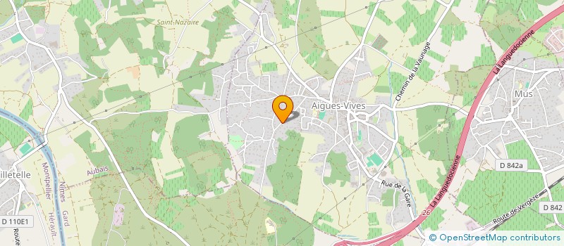 localisation de l'entreprise INFRA TEAM INGENIERIE à AIGUES-VIVES