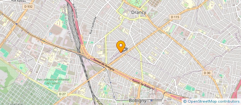 localisation de l'entreprise INFRA TECH à DRANCY