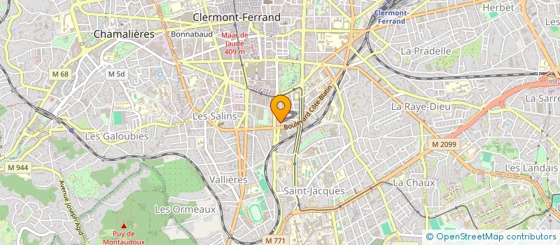 localisation de l'entreprise INFRABASE ASSOCIATION DES PERSONNELS, ENSEIGNANTS, ARTISTES ET INTERVENANTS PONCTUELS DE L'ECOLE SUPERIEURE D'ART DE C.M  CLERMONT FERRAND