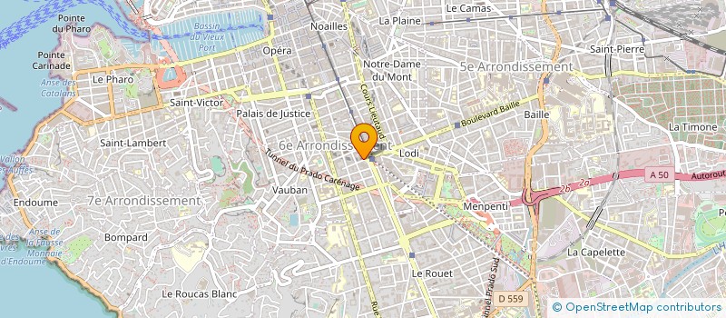localisation de l'entreprise INFRACENTER à MARSEILLE