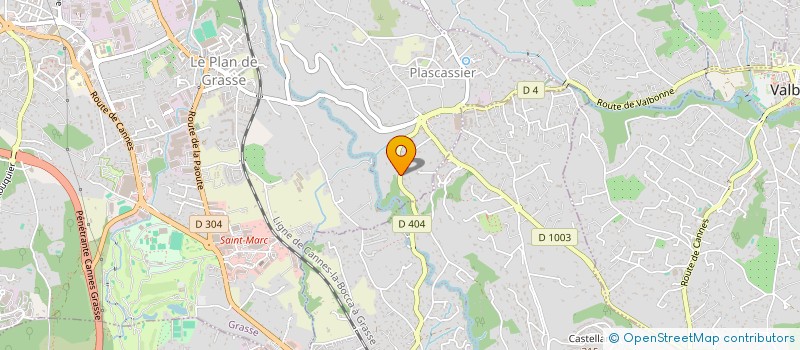 localisation de l'entreprise INFRACONSULT à GRASSE