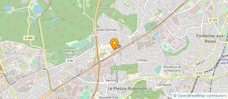 localisation de l'entreprise INFRACTIVE à CLAMART