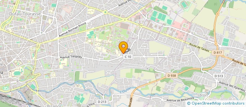localisation de l'entreprise INFRADEF FM à PAU