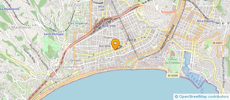 localisation de l'entreprise INFRAGEO à NICE