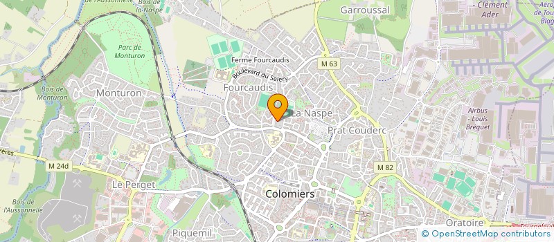 localisation de l'entreprise INFRALAB à COLOMIERS
