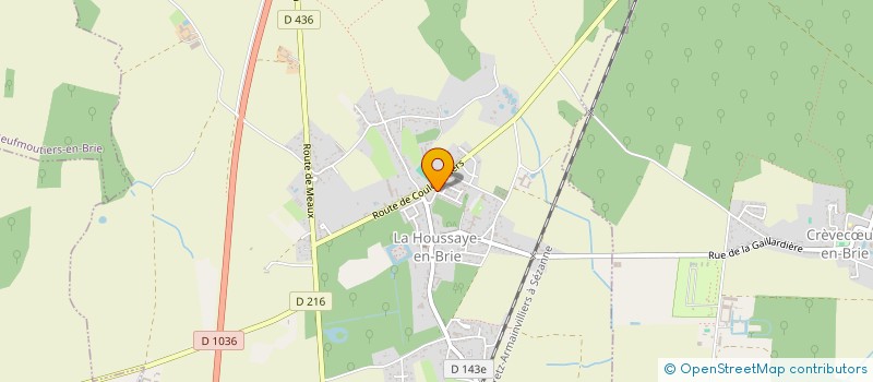 localisation de l'entreprise INFRALIGHT EVENT  LA HOUSSAYE-EN-BRIE