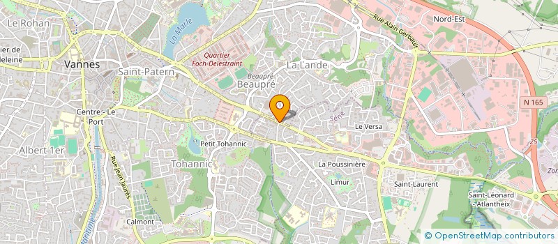 localisation de l'entreprise INFRAN à VANNES