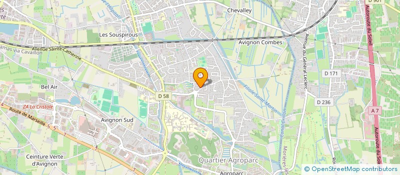 localisation de l'entreprise INFRANET  AVIGNON