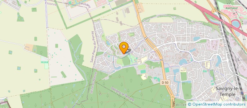 localisation de l'entreprise INFRANOVA  SAVIGNY-LE-TEMPLE