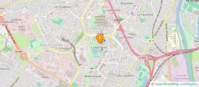 localisation de l'entreprise INFRAPERF à TOULOUSE