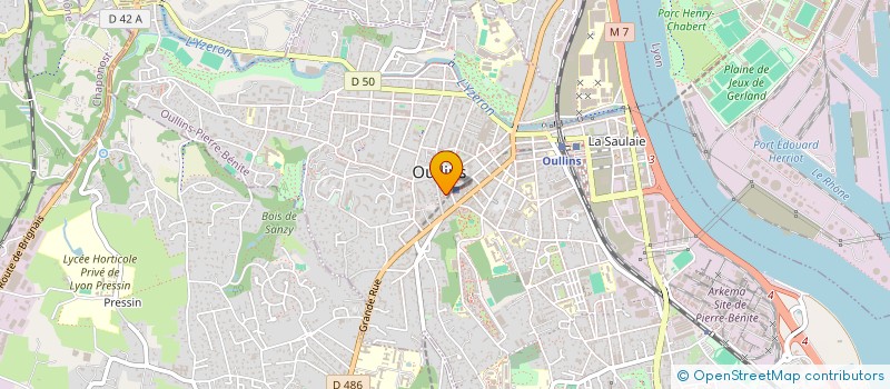localisation de l'entreprise INFRAPOLIS à OULLINS-PIERRE-BENITE