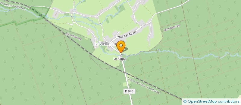 localisation de l'entreprise INFRARCH  LA VIEILLE-LOYE