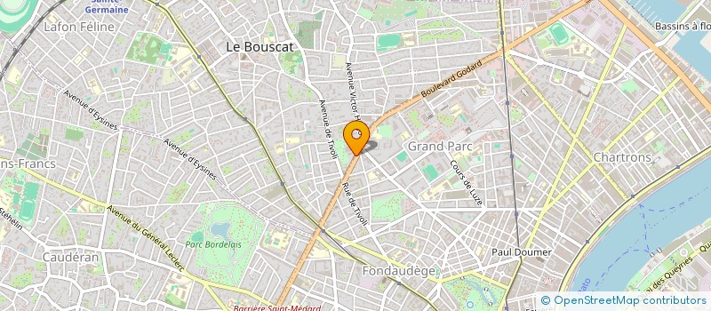 localisation de l'entreprise INFRAROUGE AQUITAINE à LE BOUSCAT