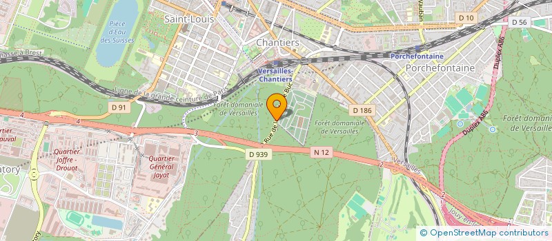 localisation de l'entreprise INFRASHIFT  VERSAILLES