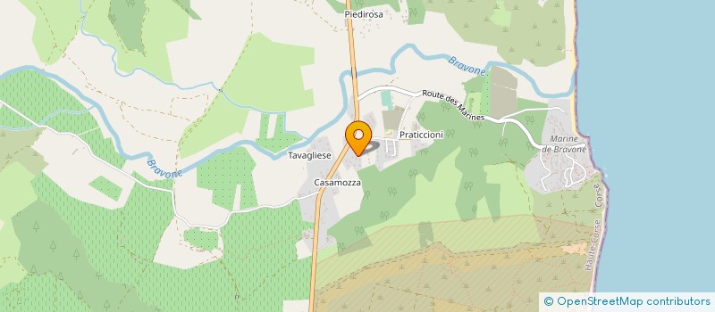 localisation de l'entreprise INFRASTEER à POGGIO-MEZZANA