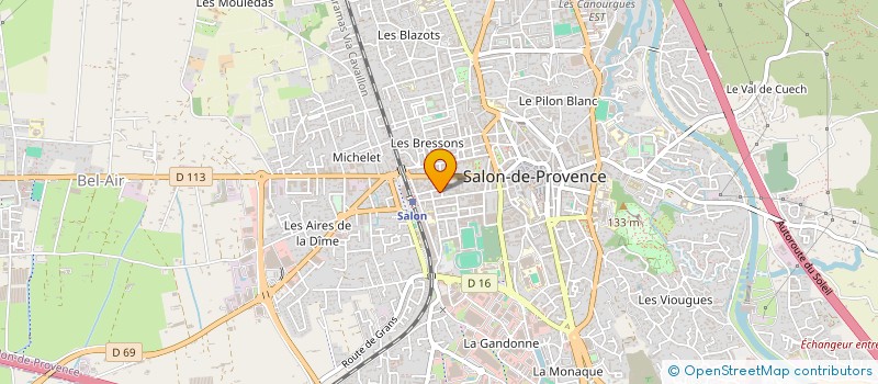 localisation de l'entreprise INFRASTRUCTEC à SALON-DE-PROVENCE