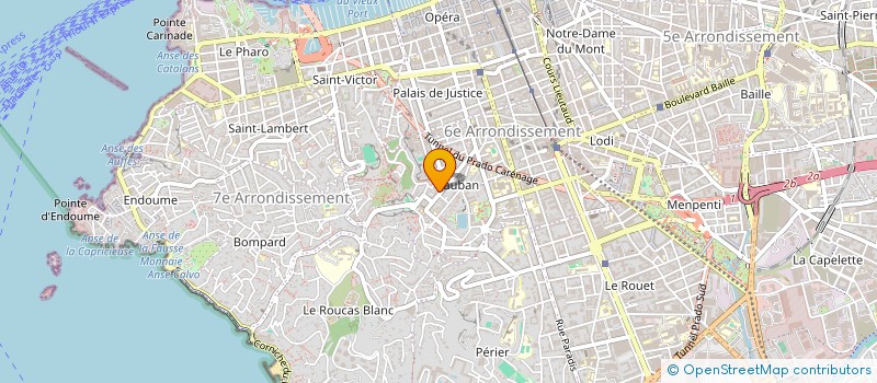 localisation de l'entreprise INFRASTRUCTURE à MARSEILLE