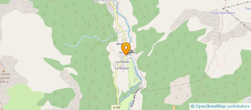 localisation de l'entreprise INFRASTRUCTURES CONSEIL INGENIERIE  CHEIN-DESSUS