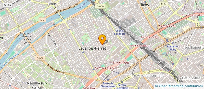 localisation de l'entreprise INFRASTRUCTURES & SERVICES INTERNATIONAL à LEVALLOIS-PERRET