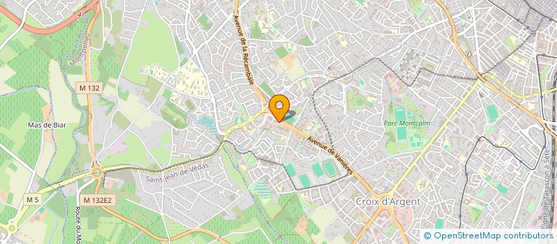 localisation de l'entreprise INFRASUD INGENIERIE à MONTPELLIER