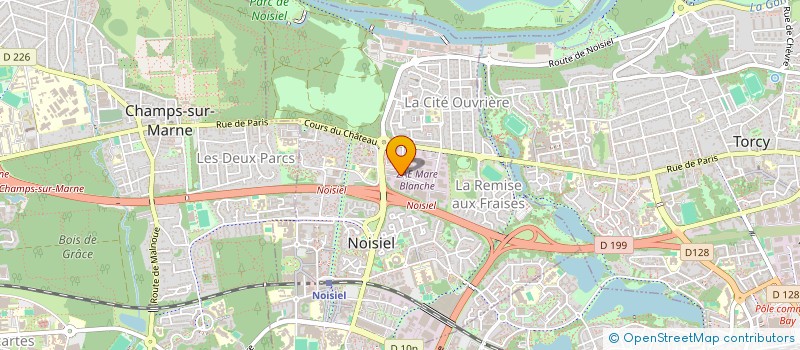 localisation de l'entreprise INFRATEC CAPTEURS SYSTEM MESURE INFRAR à NOISIEL
