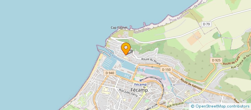 localisation de l'entreprise INFRATEC DEVELOPPEMENT  FECAMP