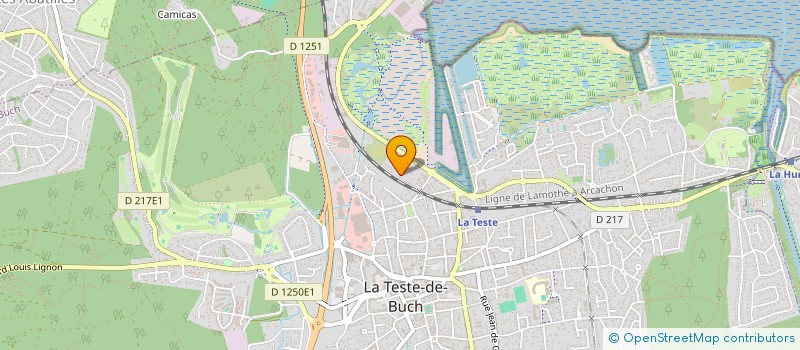 localisation de l'entreprise INFRATECH à LA TESTE-DE-BUCH